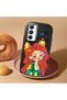 Samsung Galaxy A16 Compatible Camera Protected Black Soft Silicone Phone Case Beautiful Girl Patterned - 2