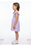 Girls Dress Frill Sleeve, 5-6Y - 3