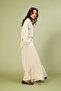 Linen Mixed Baggy Pants - 2