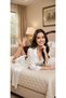 White Lace Detailed Satin Nightgown and Robe Set – Feel Like a Princess 👑 - 4