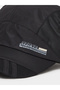 Black Metal Badge Detail Baseball Cap - 2