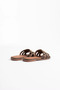 Bitter Brown Genuine Leather Slippers Tr31My68F - 3