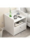 Home Bedside Storage Cabinet With Drawer And Shelf - 5