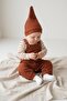 Stretch Fabric Gofre Salopet Sweat Beanie 3-Piece Set - 5