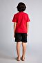 100% Cotton Brawl Stars Short Sleeve Top Shorts Bottom 2 Piece Pajamas Set Boy G8825A826Sm - 6
