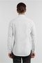 White Hard Collar Long Sleeve Pocketless Slim Fit Cotton Pack Shirts 1004255228 - 5