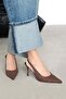 Jeres Women's Heeled Shoes Suede Brown