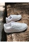 Men's Large Size Comfortable Fit White Sports Shoes Sneakers (45-46-47) - 3