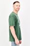 Men Crew Neck Short Sleeve Graphic Print T-Shirts, Green - 4