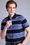Cotton Regular Fit Striped Short Sleeve Polo T-Shirt G2607Ax26Sp - 4