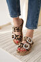 Suede Leopard Stone Women's Slippers Tr35My05E - 6