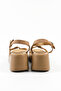Genuine Suede Leather Camel Women's Sandals - Rgn21 - 4
