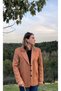 Women's Tan Color S Suede Blazer Jacket - 8