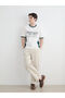 Xside gray comfortable fit gabardine men's pants