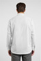 Beige-White Self Patterned Hard Collar Long Sleeve Pocketed Comfort Fit Cotton Pack Shirts 1004255226 - 5
