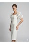 Zms Tulle Balon Sleeve Detail Dress 8119 - 3