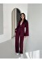 Women's Glittery Long Sleeve Modal Fabric Kimono Pants Double Set – Stylish and Comfortable Women's Set - 8