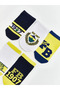 Mixed Fenerbahçe Patterned Boys' Booties Socks 5-Piece Set
