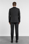 Black Mono Collar Flexible Waist 6 Drop Comfort Fit Full Lining Flexible Suit 1001260151 - 6