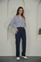 Straight Cut Straight Jean Navy Blue Color - 2