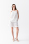 Summer Linen Strap Top and Shorts Set Women's Beach Dress Combination Comfortable Casual Shorts Blouse Set