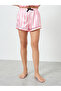 Pink Striped Piping Shirt and Short Set - 4