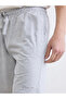 Gray Slim Fit Men's Shorts - 5