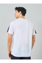 Men White Short Sleeve T-Shirt and Shorts Set - 4
