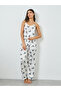 Butterfly Print Cami with Shorts and Pyjama Set