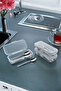 Mini Transparent 3Pcs Jewelry Buckle Accessory Makeup Travel Plastic Storage Box Mit1320 - 8