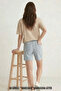 Women's Oversize Plain Unprinted T-Shirt Short Sleeve Summer Crew Neck - 3