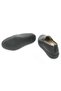 Women's Leather Daily Orthopedic Shoes, Stretchy and Soft Sole Piece Hajj Umrah Shoes - Black - 7