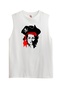 Pirate Queen – Red Bandana Women's Printed T-Shirt / Tank Top (Optional)