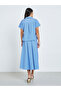 Blue Striped Shirt and Midi Skirt Co-ords - 5