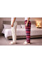 100% Cotton Combed Single Jersey Double Set of 2 Women's Pajama Bottoms - 6