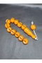 Special Model Apricot Orange Color 11-Piece Fish Zaza Prayer Beads - 4