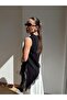 Women's Lace Detailed Asymmetrical Buttoned Blouse Vest - 3