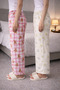 100% Cotton Combed Single Jersey Double Set of 2 Women's Pajama Bottoms - 5