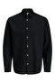 Men's Long Sleeve Black Shirt - 12288595 - 6