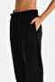 Black Jogger Modal Blend Pants - 5