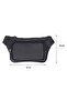 Bloombag Noir Black Genuine Leather Crossbody Belt Bag - 2