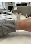 Women's Baguette Stone Silver Color Bracelet Gift