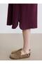 Shirt Collar Textured Oversized Muslin Dress (S6) - 3