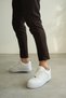 Kb N09 White Skin Casual Men's Shoes