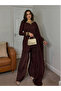 Brown Maska Cotton Top Bottom & Dupatta - HRT2824 - Brown - 2