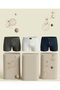 Men's 3-Piece 100% Cotton Cotton, Buttoned, Ultra Soft Stretchy Fabric, Comfortable Fit Boxer - 2