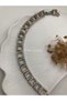 Women's Bracelet with Zircon Stone, Women's Square Chain Bracelet, Gold Silver Color, Stylish Design, 18+2 Boxed - 5