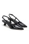Women's Metallic Pointed-Toe Short-Heeled Stylish Evening Dress Shoes - 2