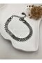 316L Steel Bracelet Unisex Hypoallergenic Sergeant V Model Silver Color 17+5 cm Boxed - 5