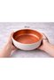 Decorative Bathroom Organizer 20 Cm, Copper Color Inside |   Handmade Bowl Plate |   Candle & Fragrance Tray - 4
